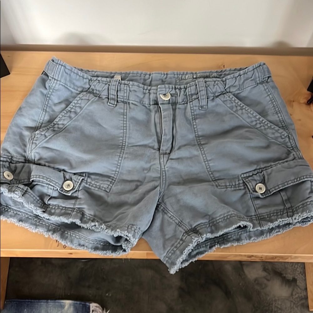 Cotton/Linen Women's Cargo Shorts by G1 Goods